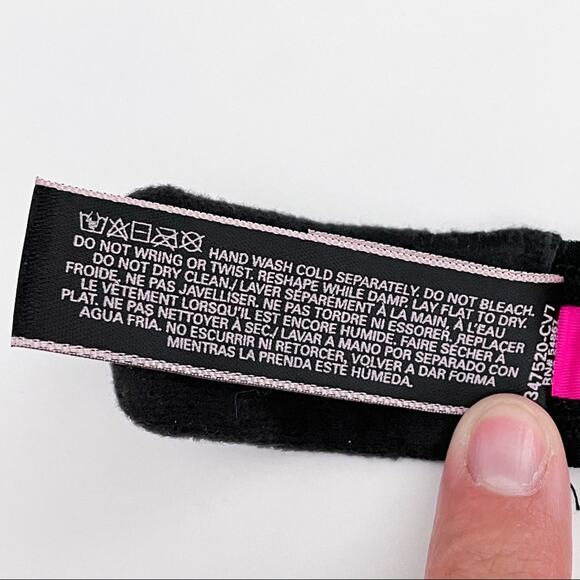 Victoria’s Secret Garter Belt XS/S Pink Black - Picture 9 of 11